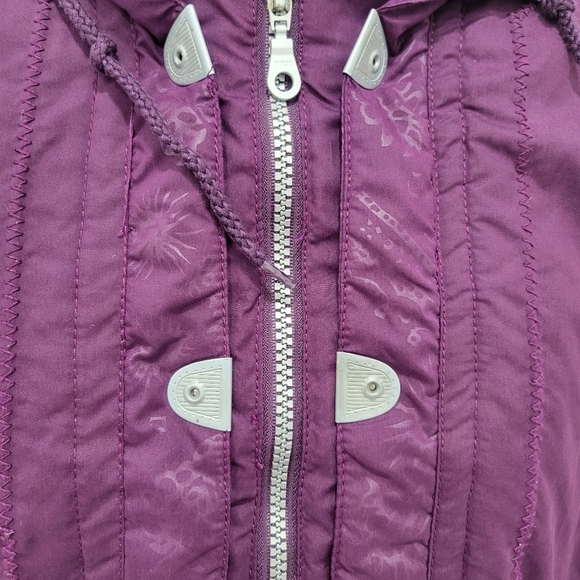 Vintage Skitique Ski Snow Jacket Deep Plum Purple Size M - Picture 4 of 14
